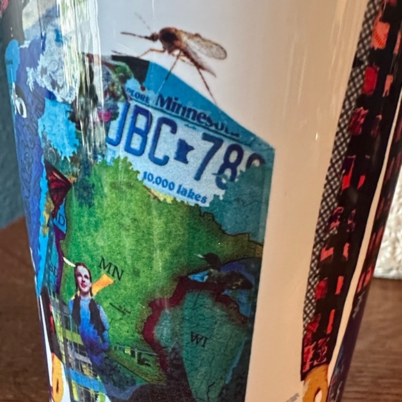 Rare MN 16 oz Glass with Colorful MN Graphics - Picture 5 of 9